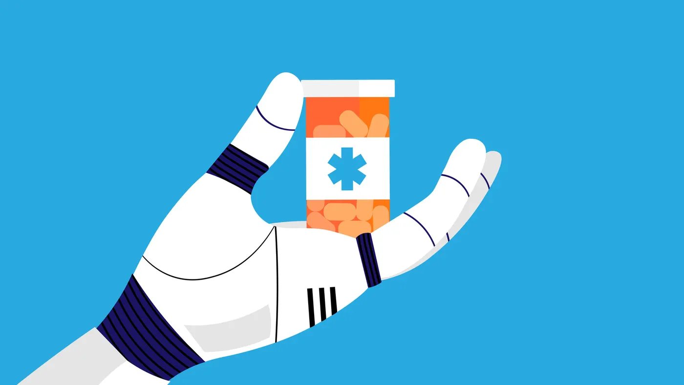 robot hand pill