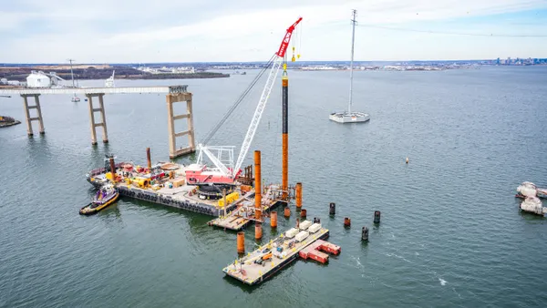 Construction continues on the Francis Scott Key Bridge rebuild