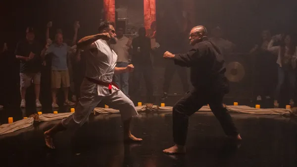 Jason Kelce and Chuck Liddell in a Garage Beer video