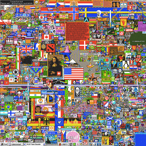 Reddit r/place example