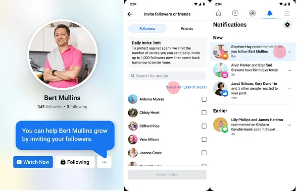 Facebook creators update
