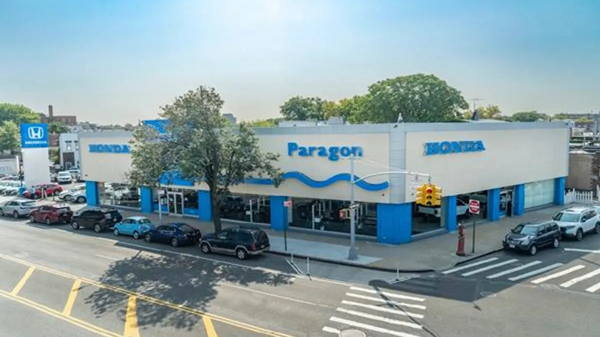 Paragon Honda in Queens, New York.