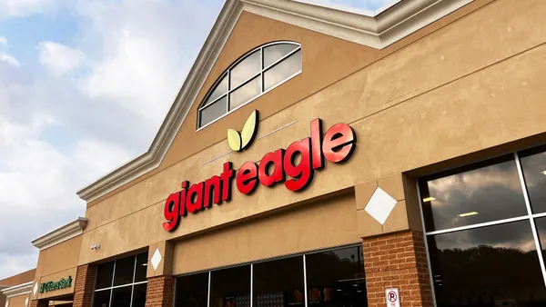 Exterior of a grocery store.