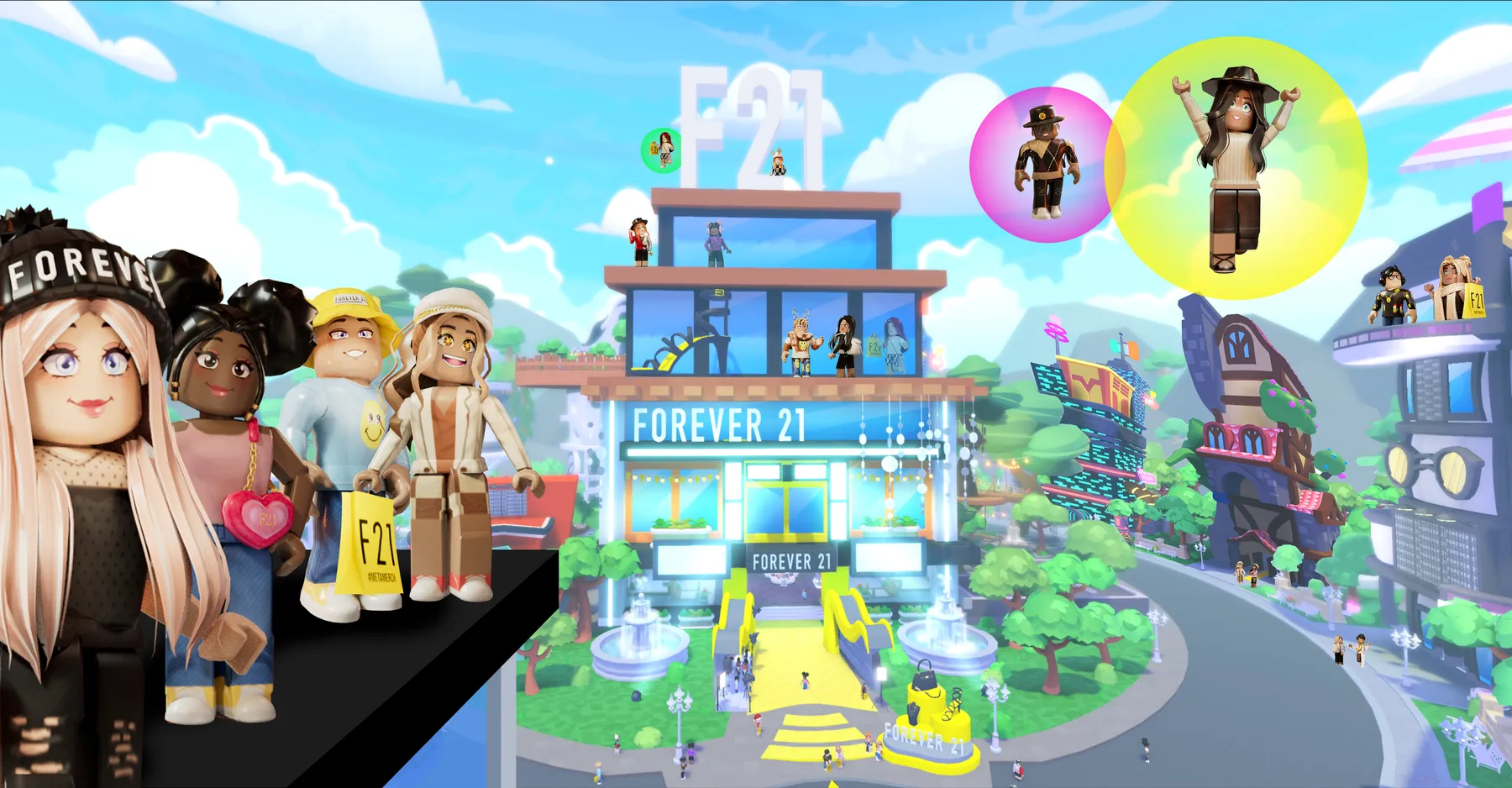 Forever 21's metaverse venture lets Roblox players customize virtual fashion stores