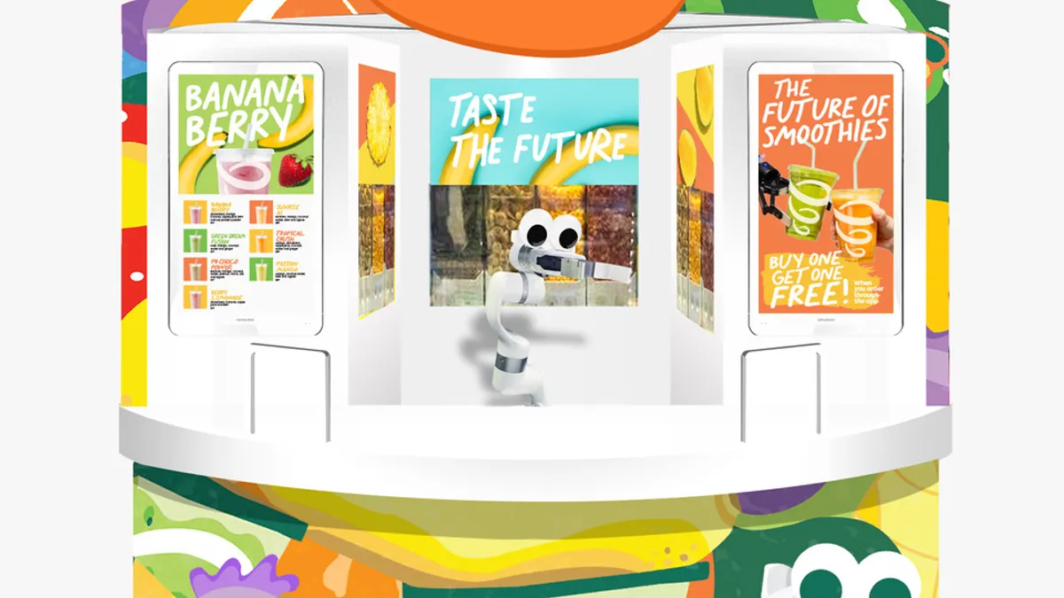 Revamped Jamba smoothie-making robot