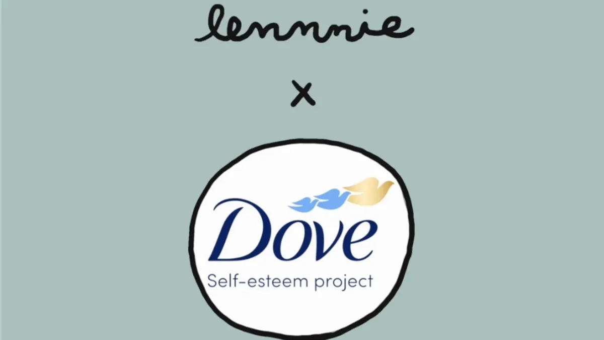 Dove x Lennie logos