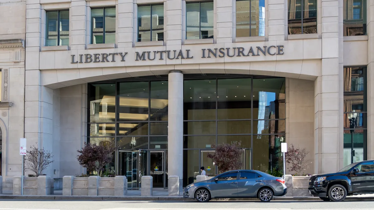 Liberty Mutual Insurance office building in Boston on Nov. 11, 2023.