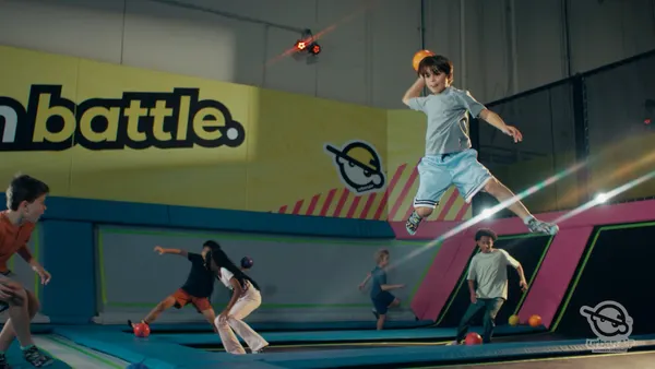 Kids plays at Urban Air Adventure Park