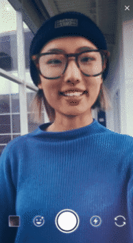 YouTube glasses AR effect example