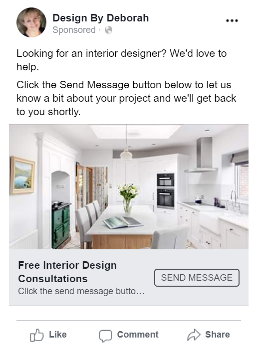 interior design ad example 2
