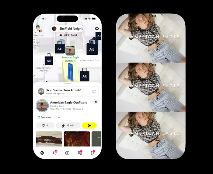 Snapchat American Eagle
