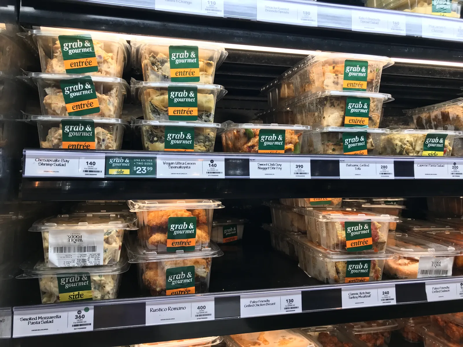 Grab-and-go items at a Whole Foods in Washington, D.C.