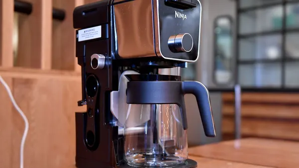 SharkNinja’s Ninja DualBrew coffee system at Irving Farm on Sept. 23, 2021, in New York City.