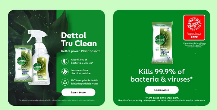 Pinterest Dettol campaign