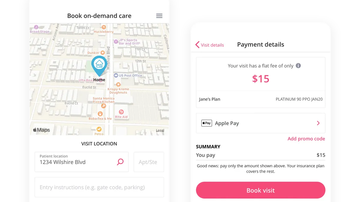 Heal app screengrab