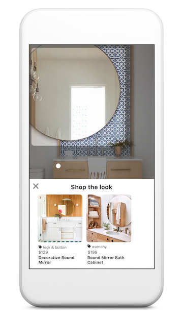 Pinterest Shop the Look example