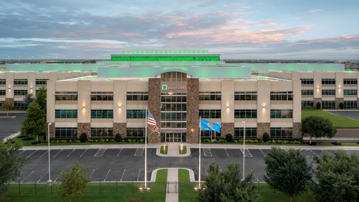 A Paycom office building