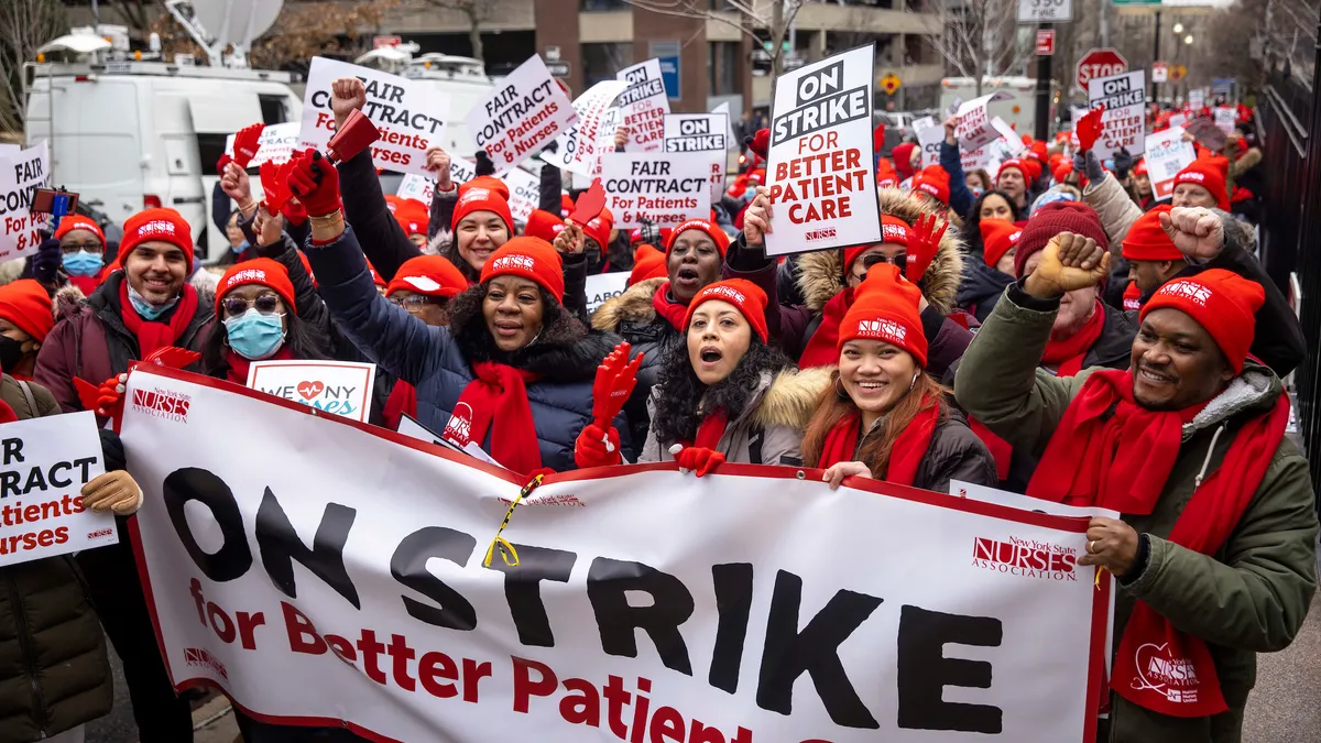 Nurses strike