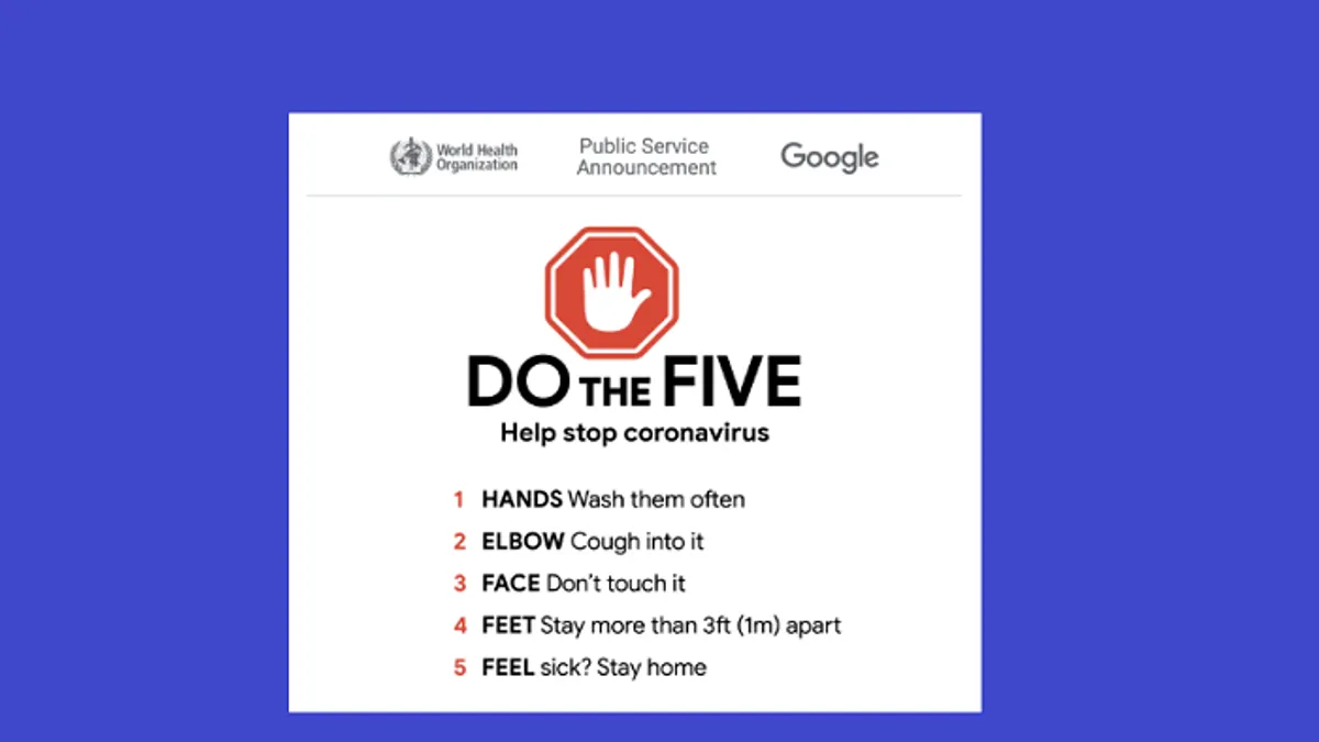 Google COVID-19 tools