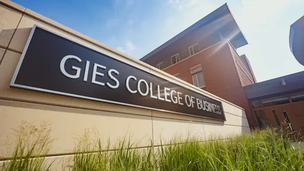 Sign for University of Illinois’ Gies College of Business