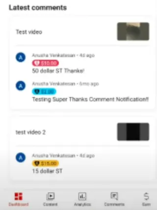 YouTube Super Thanks decoration