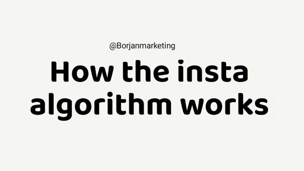 How the Instagram Algorithm Works infographic