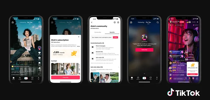 TikTok subscriptions