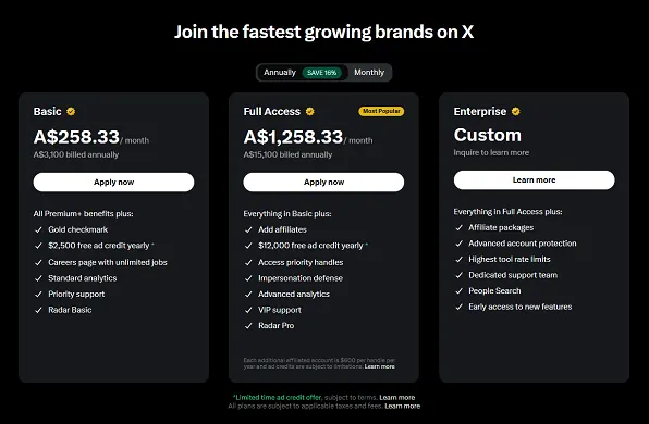 X Premium Business