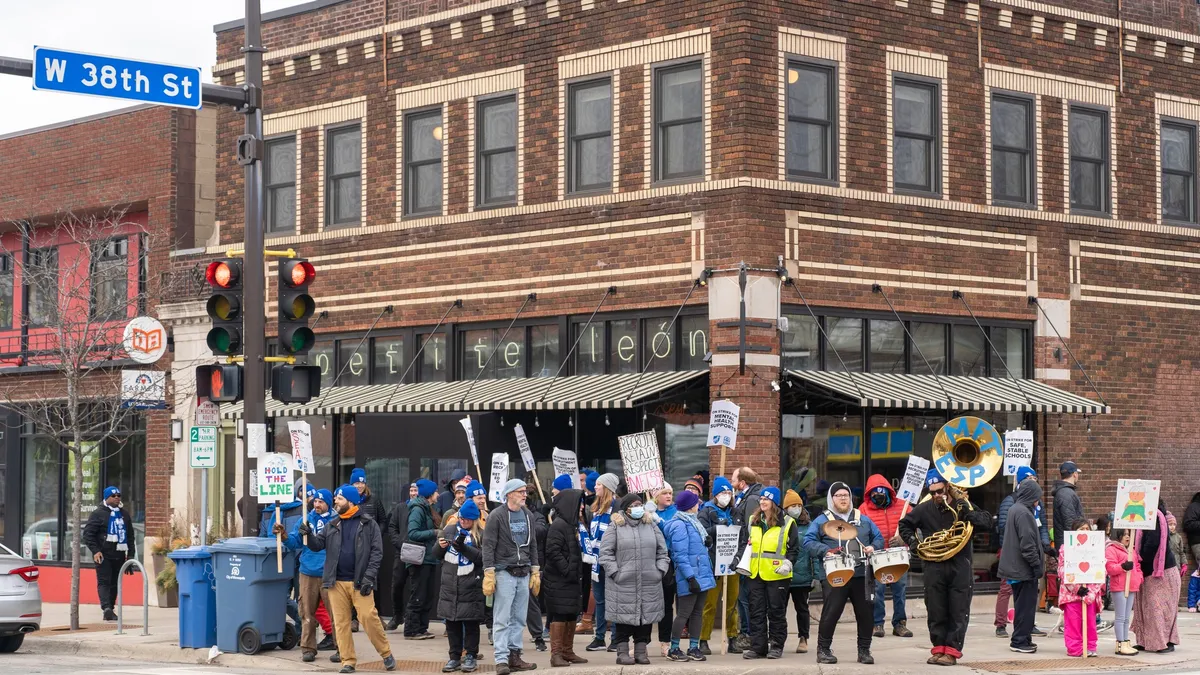 Teachers protest in Minneapolis