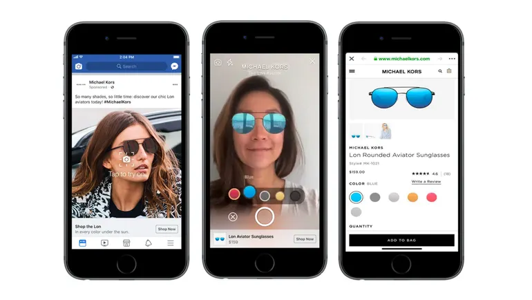 Michael Kors’ AR ads on Facebook