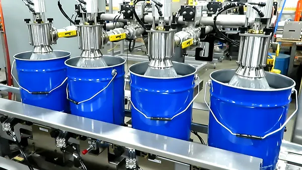 Packaging facility automatic filling process