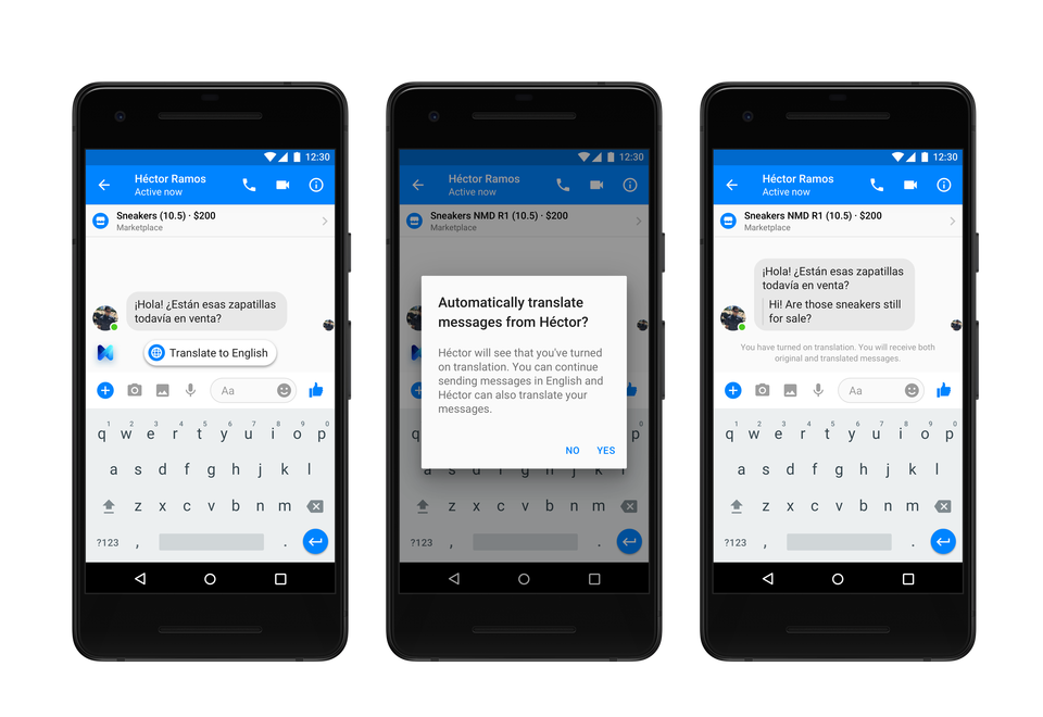 Facebook Adds New Translation Tools to Messenger, Updates Bot Response Capabilities | Social Media Today