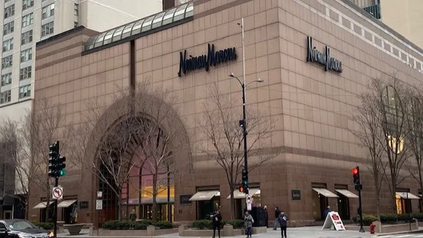A Neiman Marcus storefront in downtown Chicago