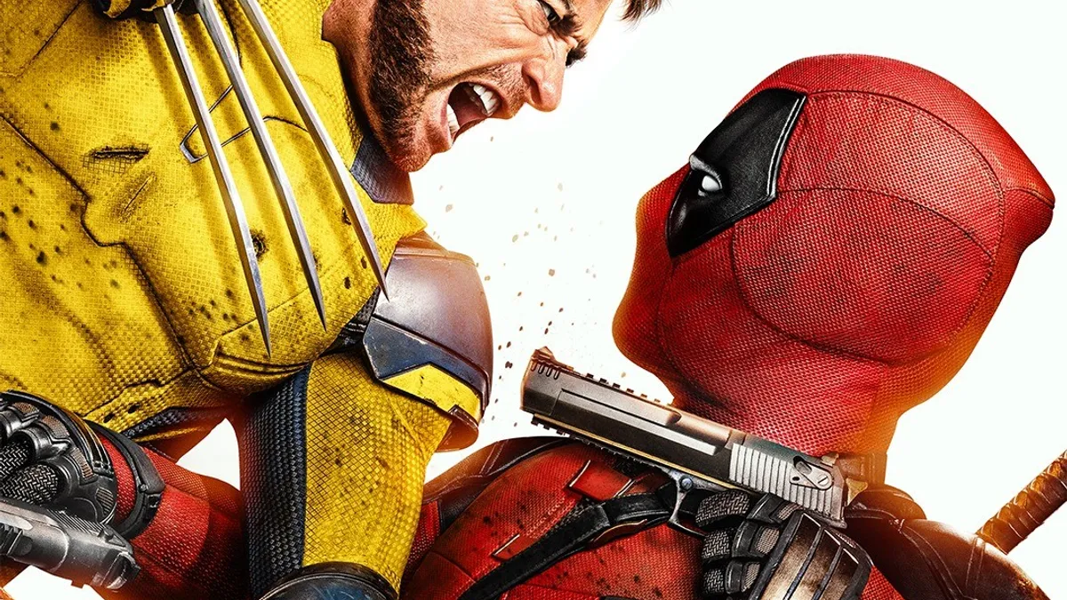 Movie poster for "Deadpool & Wolverine"