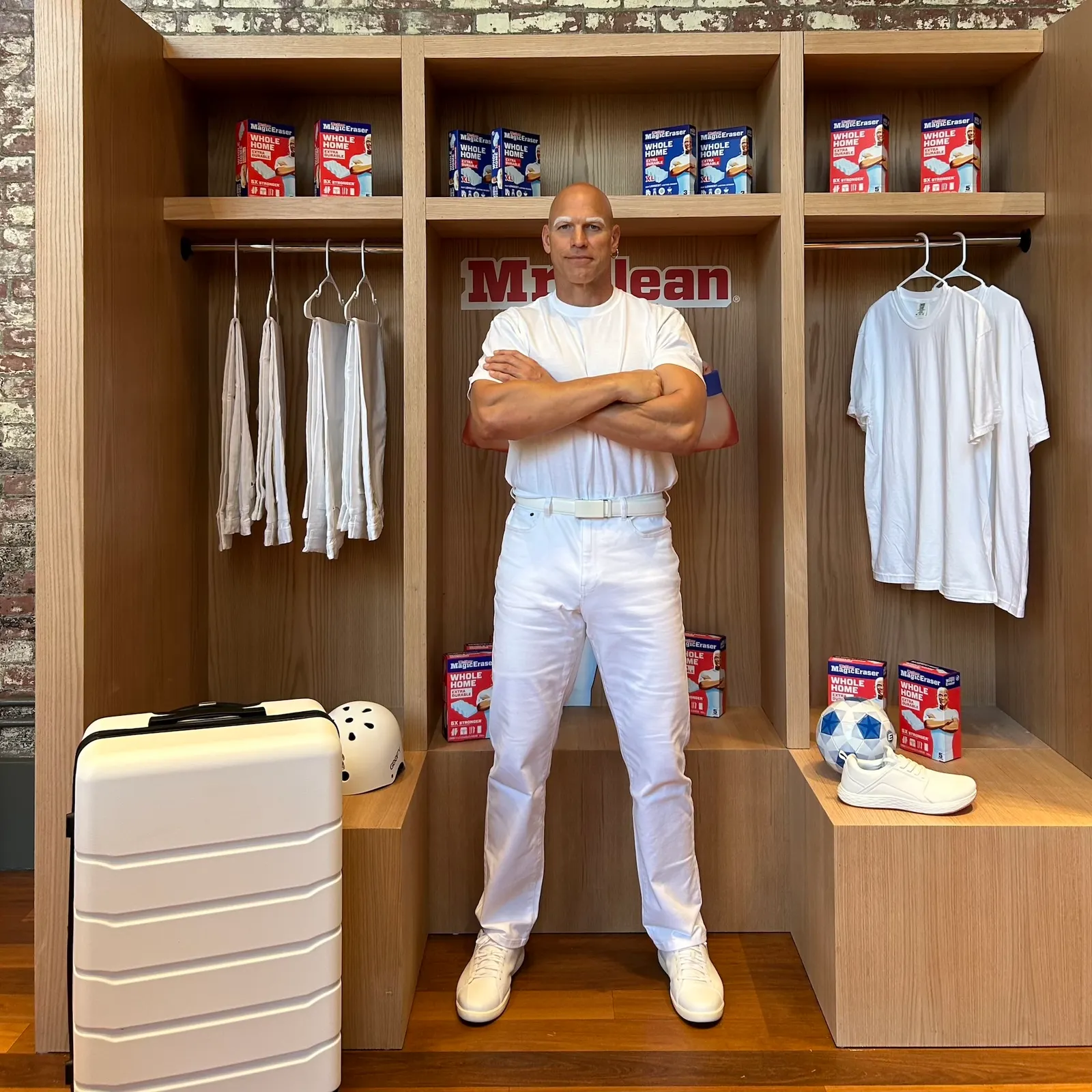 Mr. Clean at an event