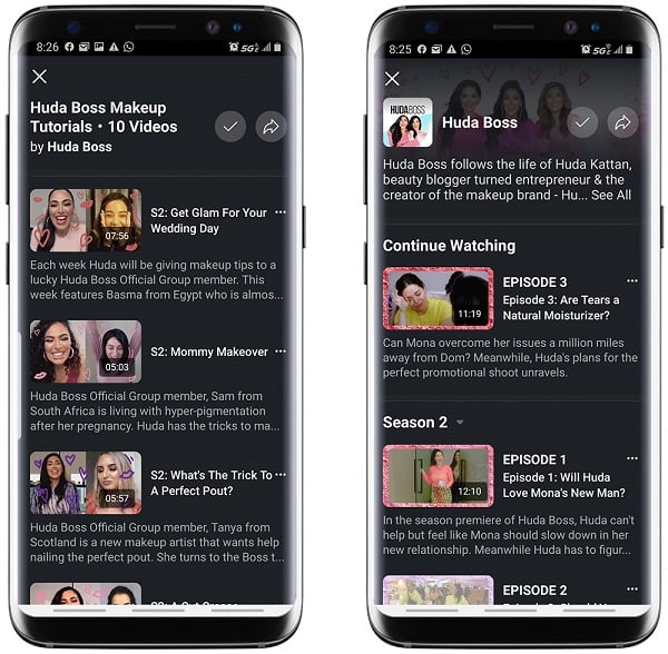 Facebook video series