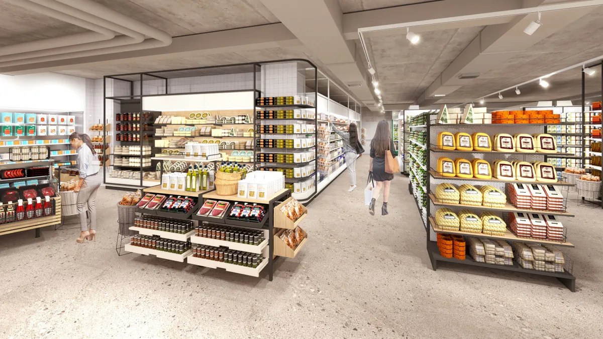 Whole Foods Daily Market digital rendering