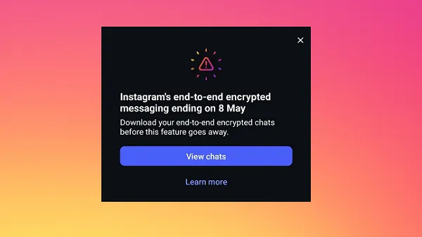 Instagram encryption