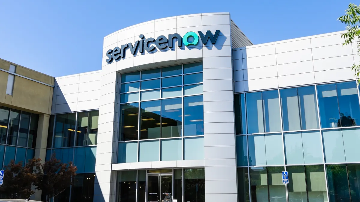 ServiceNow office building in Silicon Valley