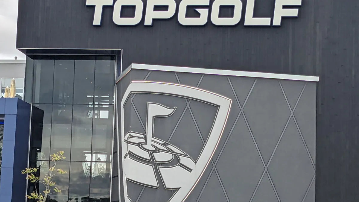 A Topgolf driving range in Independence, Ohio.