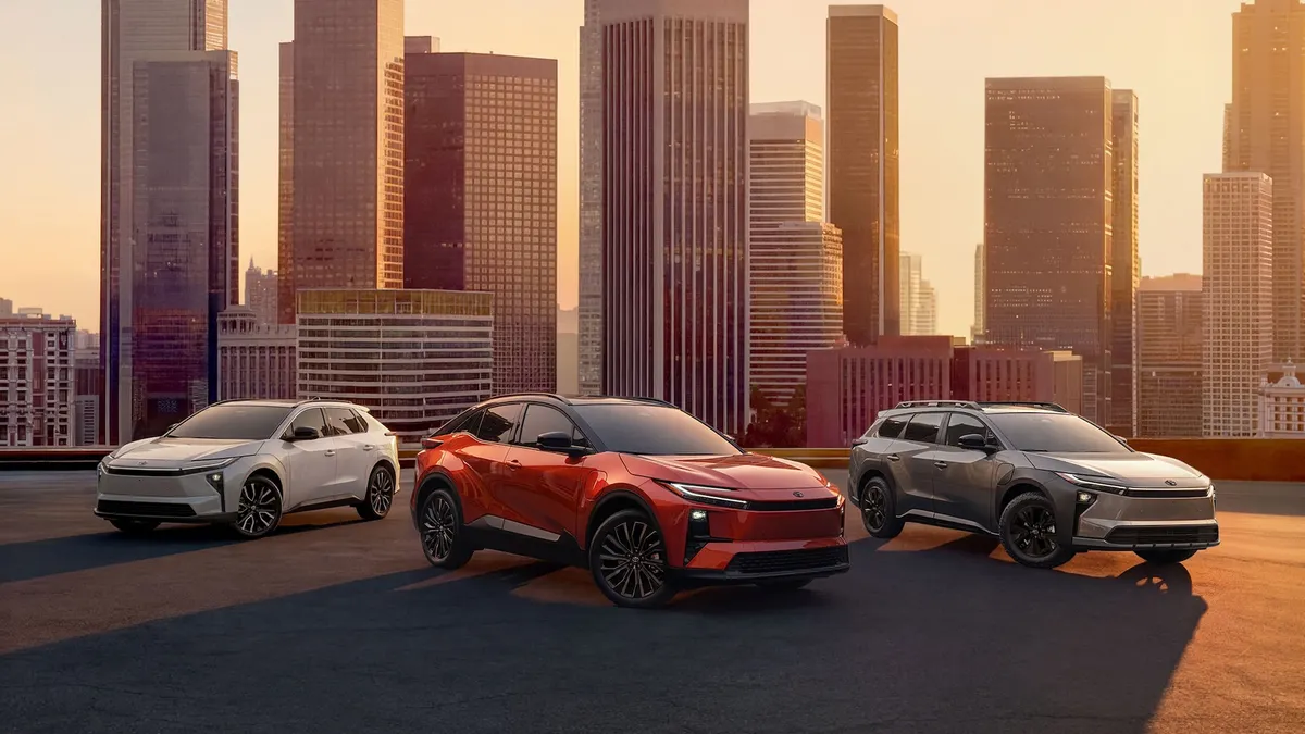 Toyota’s all-electric vehicles