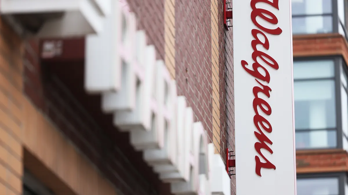 Walgreens signage is seen at a store on Court Street on January 05, 2023 in the Brooklyn Heights neighborhood of the Brooklyn borough in New York City.