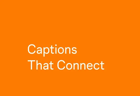 Instagram stresses the importance of captions