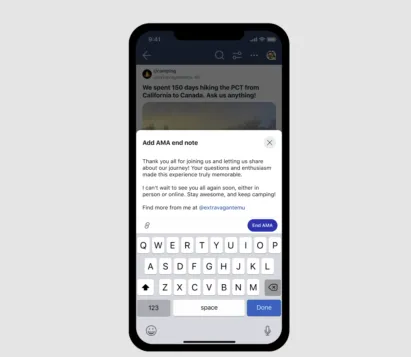 Reddit AMA updates