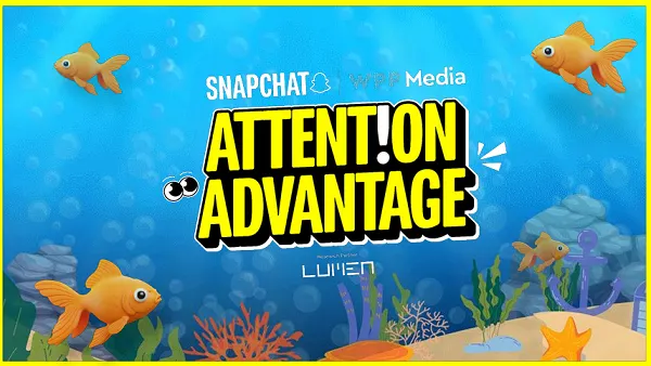 Snapchat audience attention report
