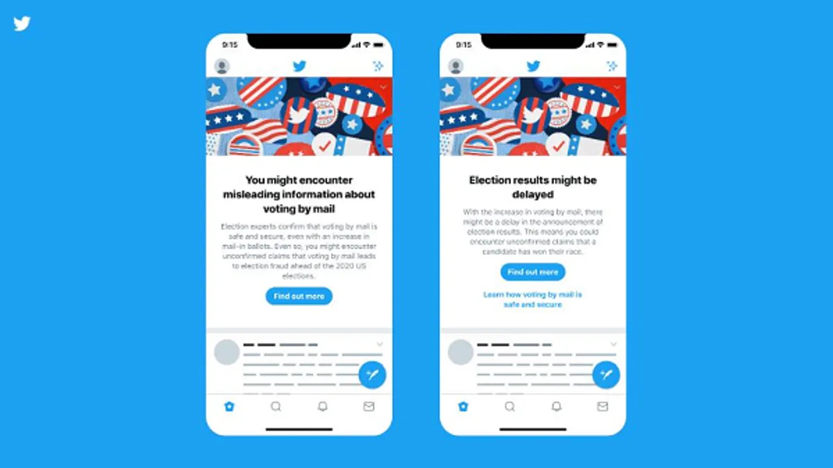 Twitter election prebunks