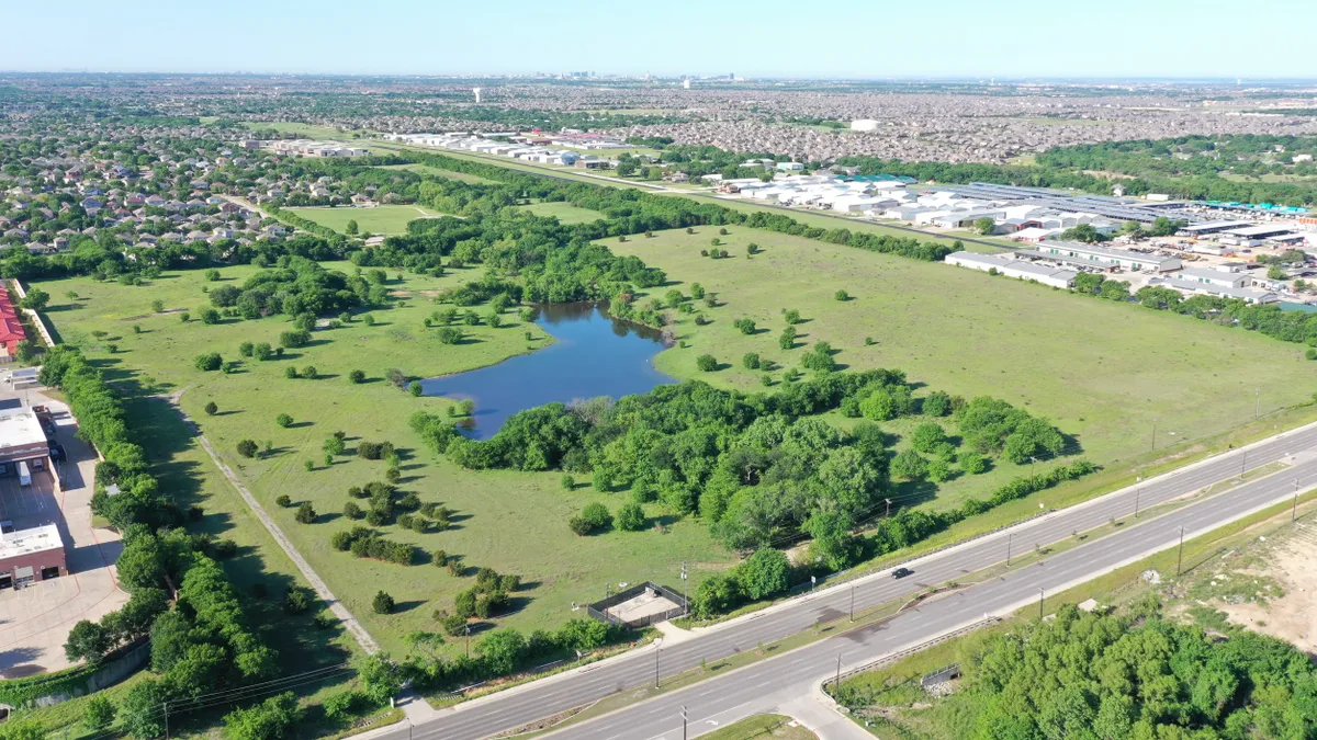 A plot of land near Dallas