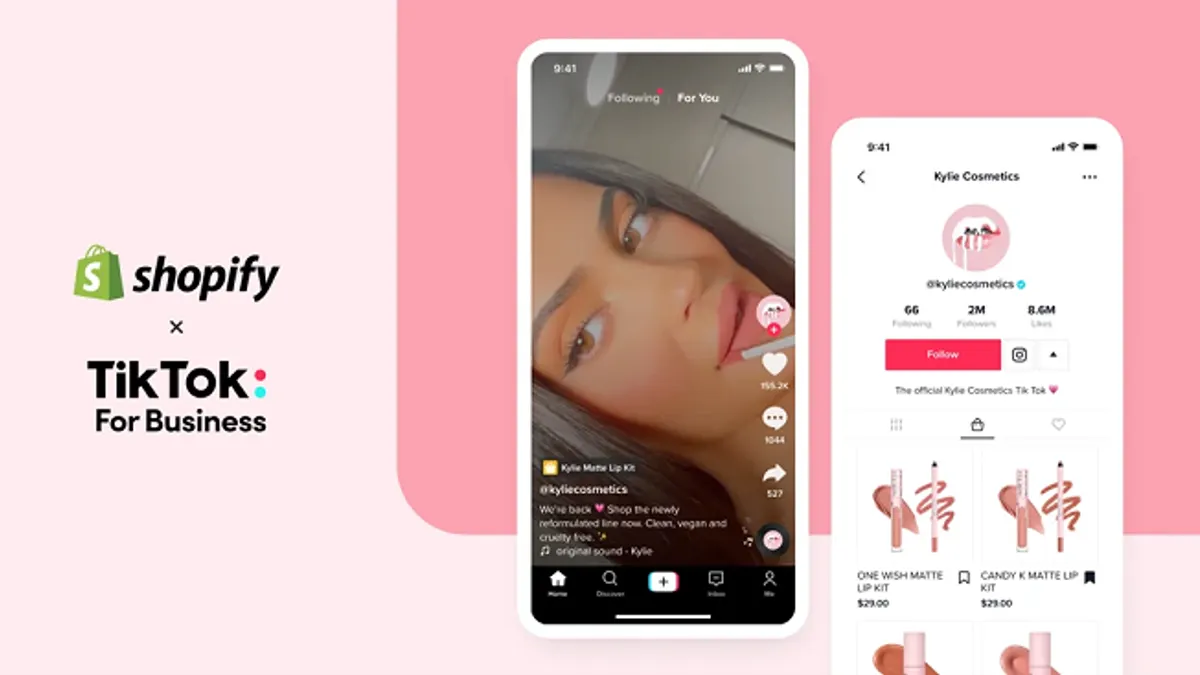 TikTok Shopify profiles