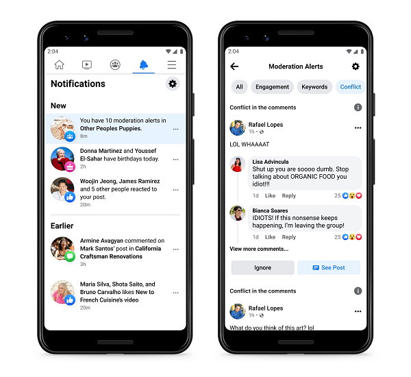 Facebook Groups update