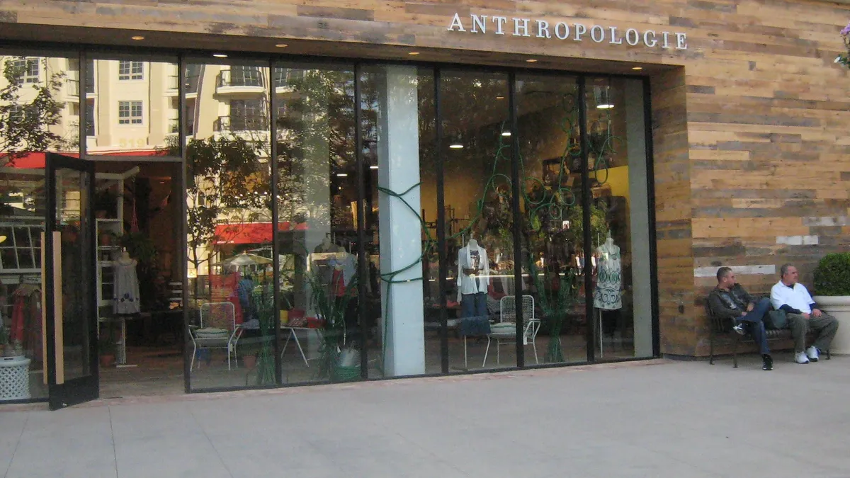 Anthropologie storefront